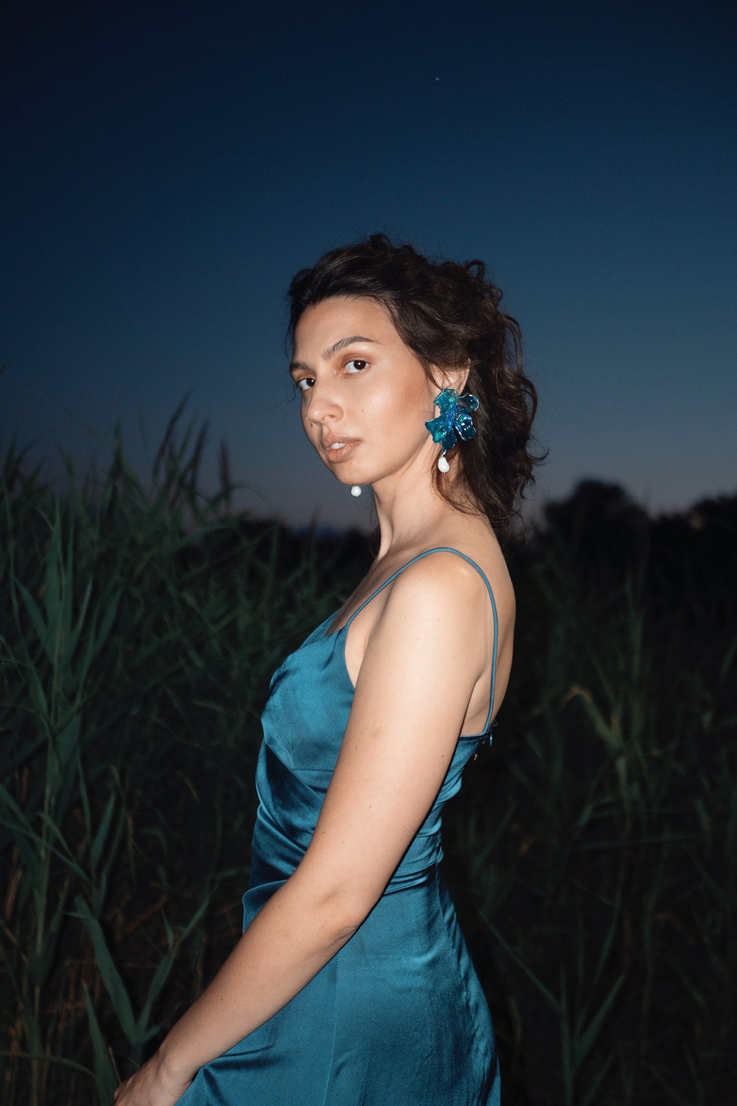 Сережки Blue As my Heart