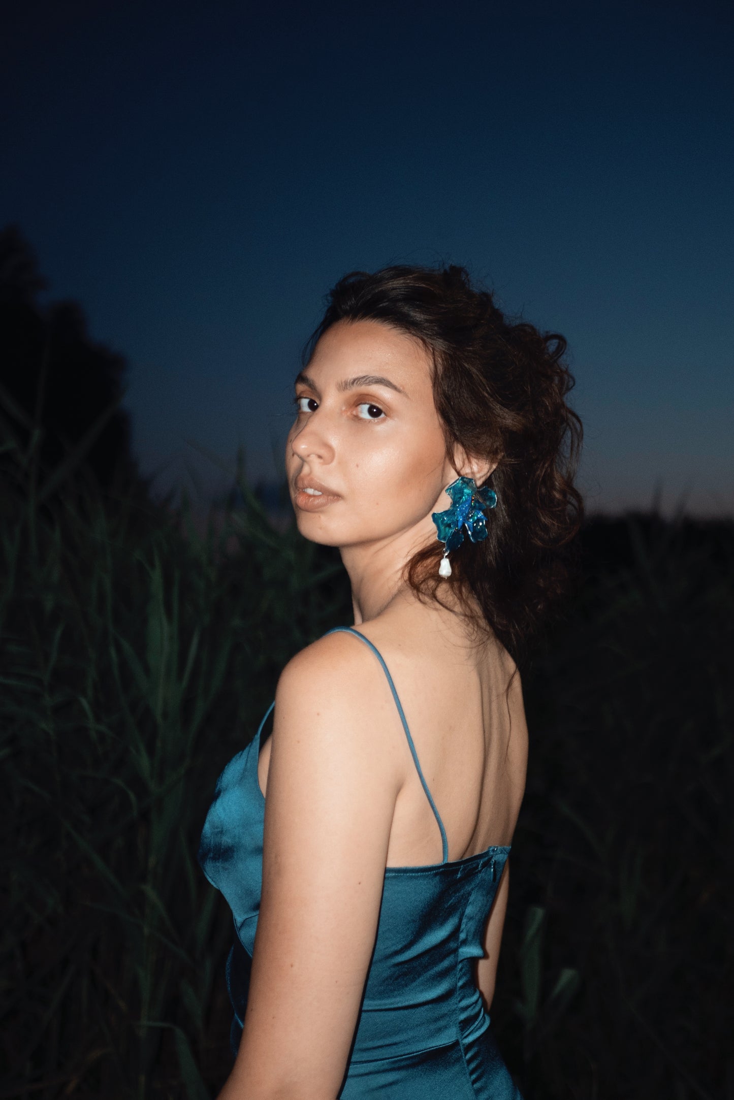 Сережки Blue As my Heart