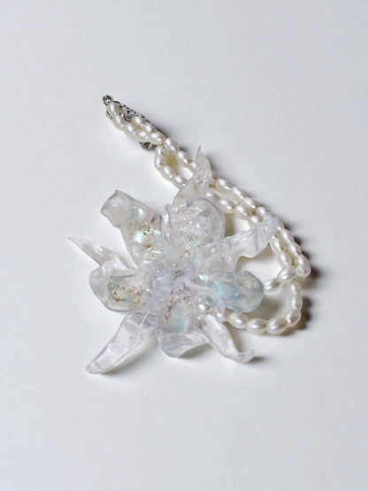 Blue Flower Necklace 