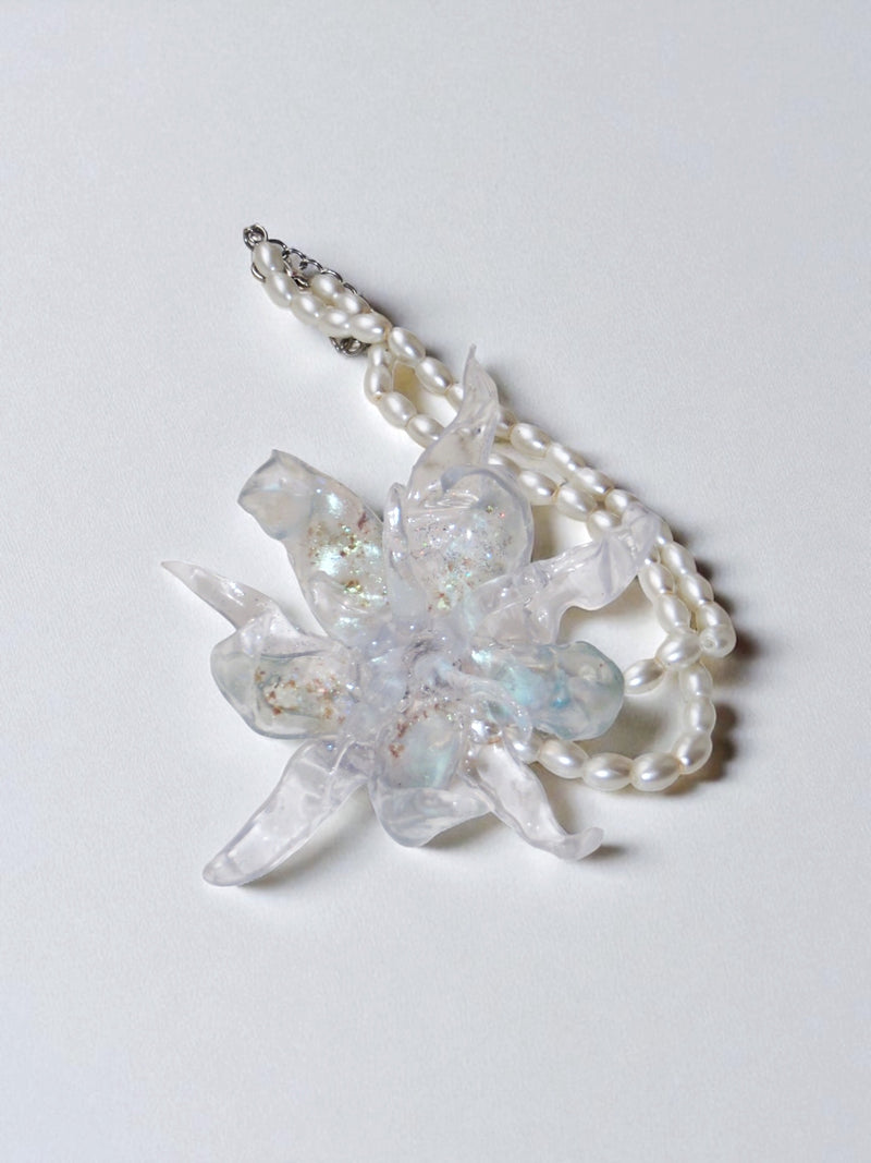 Blue Flower Necklace 