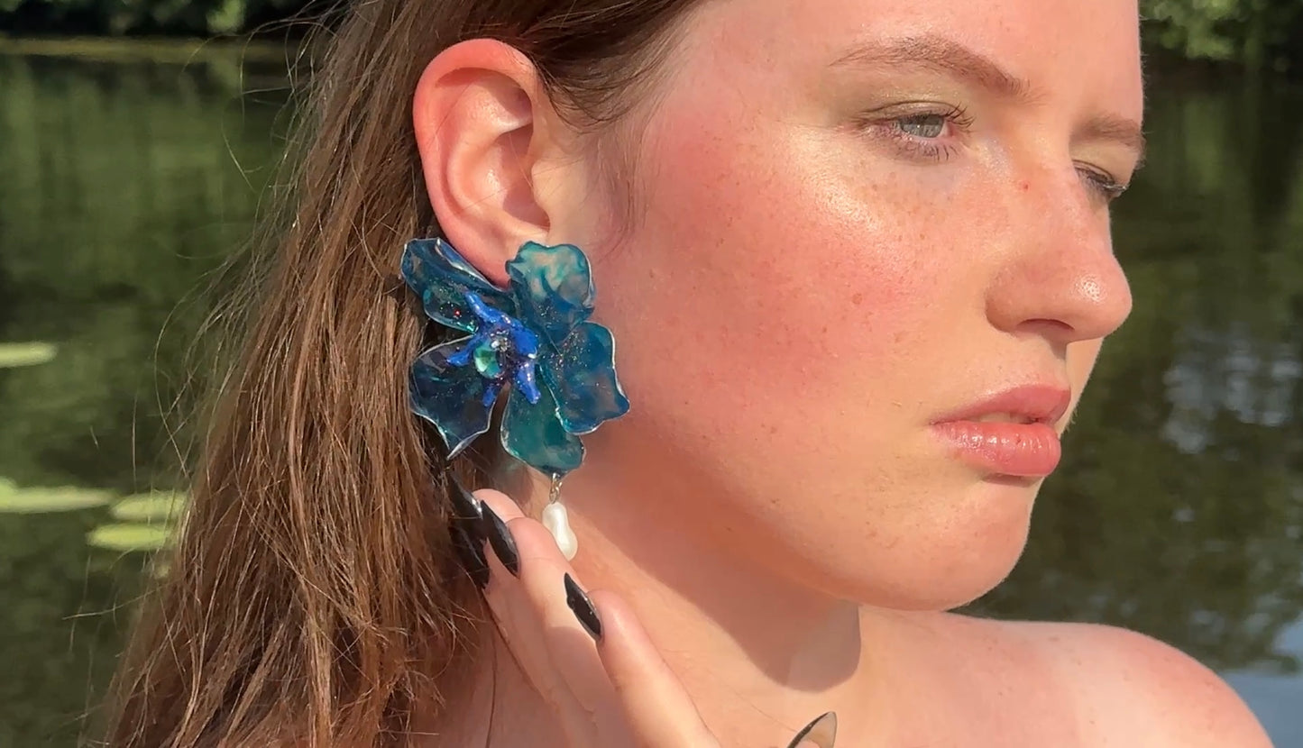 Сережки Blue As my Heart