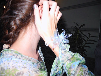Blue Flower Necklace 