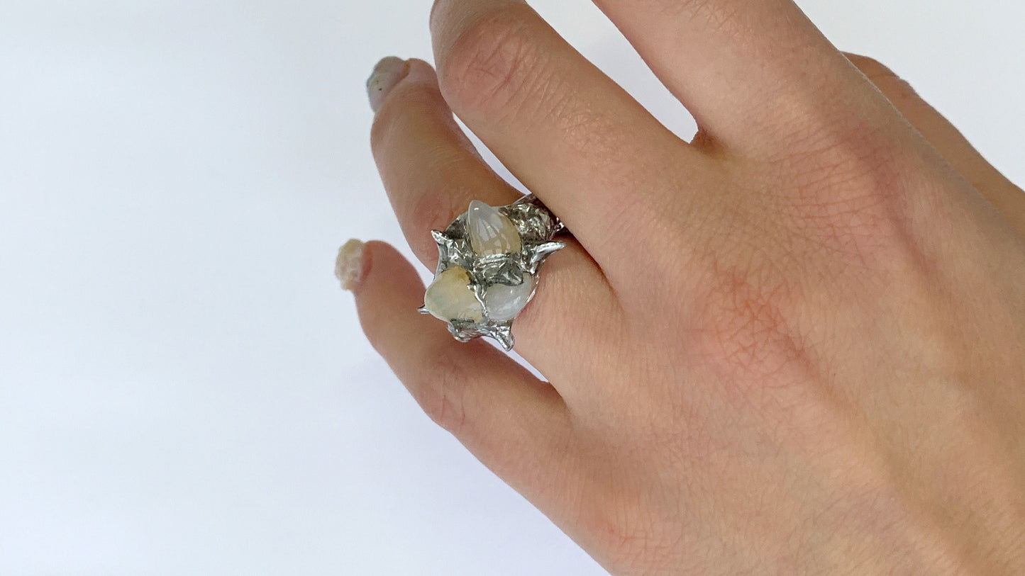 Fake tooth ring
