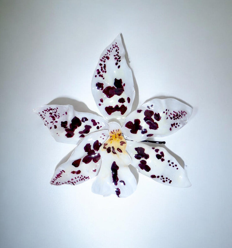 Tiger Orchid hairpin