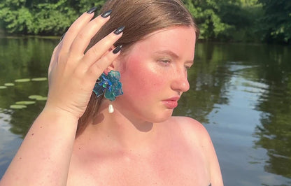 Сережки Blue As my Heart